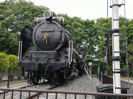 松本市の保存車 松本市の保存車 鉄道,国鉄,蒸気機関車の写真素材