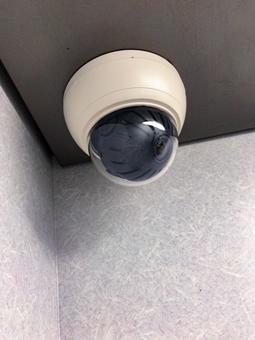 Security camera in an apartment house Security camera in an apartment house