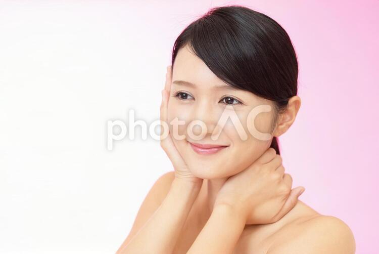 美容　スキンケアイメージ 美容,女性,人物の写真素材