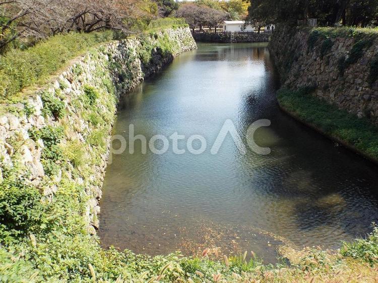 【風景写真】姫路城の風景 姫路城,世界遺産,国宝の写真素材