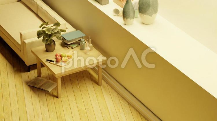 ブログやホームページ用インテリアイメージ 白,壁,インテリアの写真素材