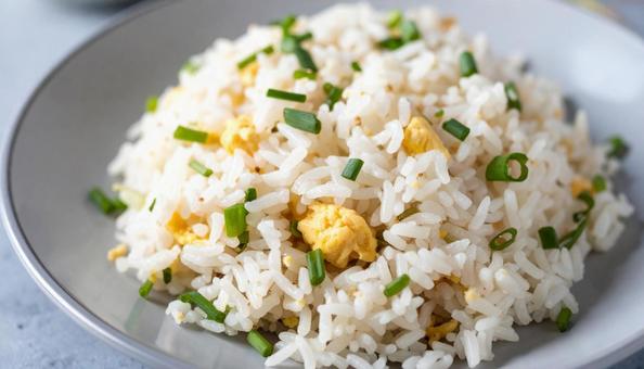 お昼ご飯のチャーハン お昼ご飯のチャーハンの写真