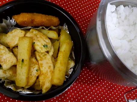 ささみとジャガイモのカレー炒め 食べ物,フード,おいしいの写真素材