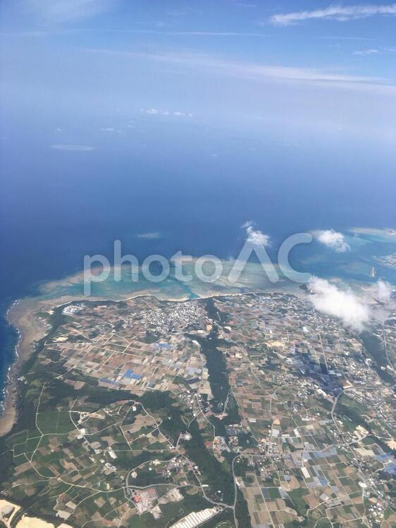 空からの風景 旅,風景,空の写真素材