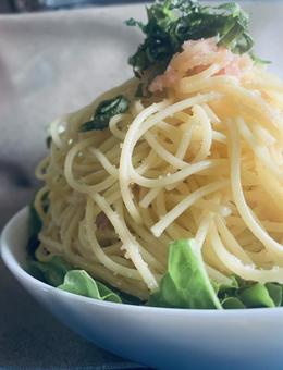 たらこパスタ たらこパスタ パスタ,麺類,たらこの写真素材