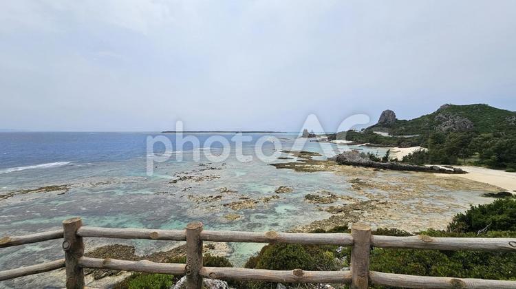 展望台からの景色 展望台,景色,沖縄の写真素材