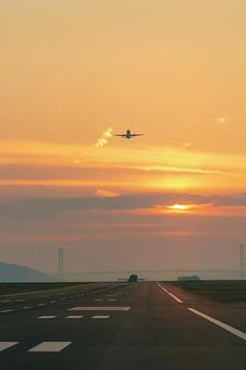 神戸空港から旅立ち 神戸空港から旅立ちの写真