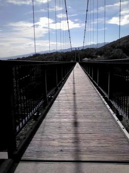 Photo, tsutsuji suspension bridge, suspension bridge, nasu, 