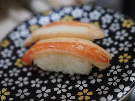 蟹のお寿司 蟹のお寿司 カニ,寿司,和食の写真素材