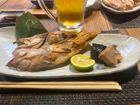 キンメダイの干物 干物,キンメダイ,和食の写真素材