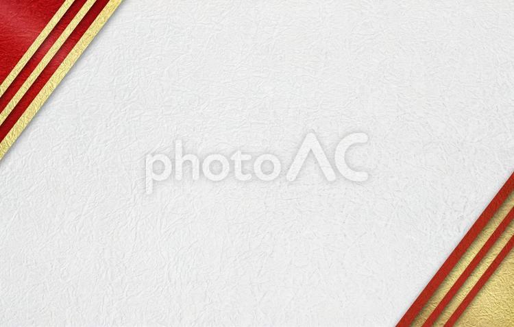 白もみ和紙に金赤のもみ和紙のアクセント 和紙,もみ紙,金の写真素材