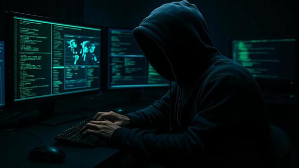 暗躍するハッカー 暗躍するハッカーの写真