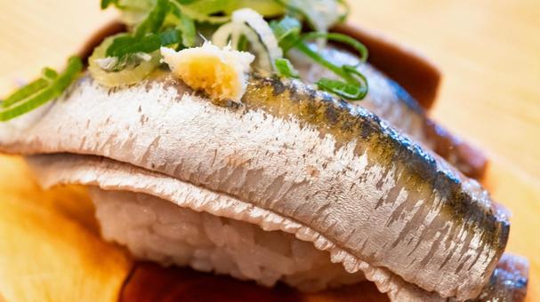 イワシのにぎり寿司 イワシのにぎり寿司 イワシ,寿司,にぎり寿司の写真素材