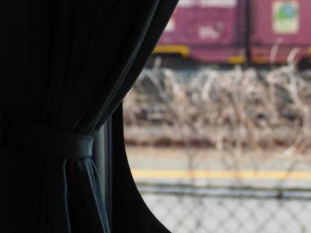 電車からの風景 電車からの風景の写真