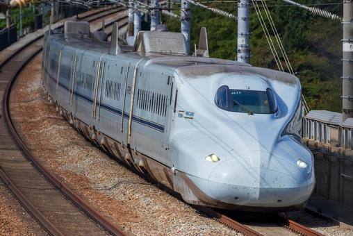 新幹線 みずほ600号新大阪行 新幹線 みずほ600号新大阪行 新幹線,n700系,鉄道の写真素材