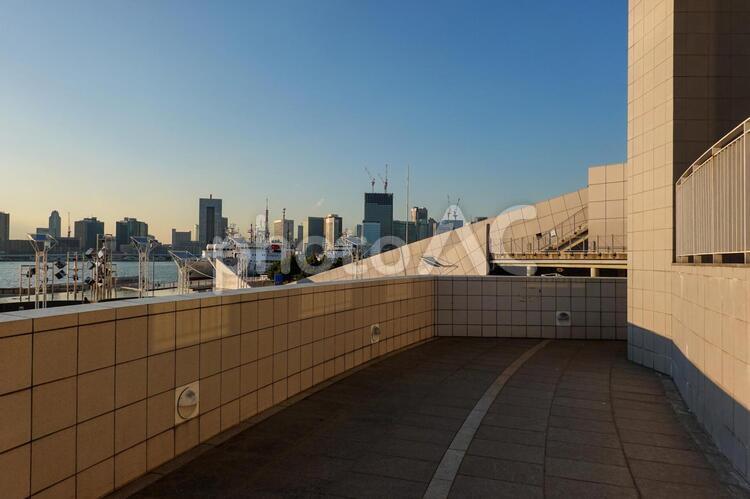 晴海埠頭　夕景 晴海埠頭,夕方,夕暮れの写真素材