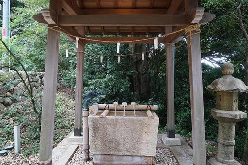 パワースポット宝塚市　皇太神社⑩手水所 パワースポット,宝塚市川面,皇太神社の写真素材