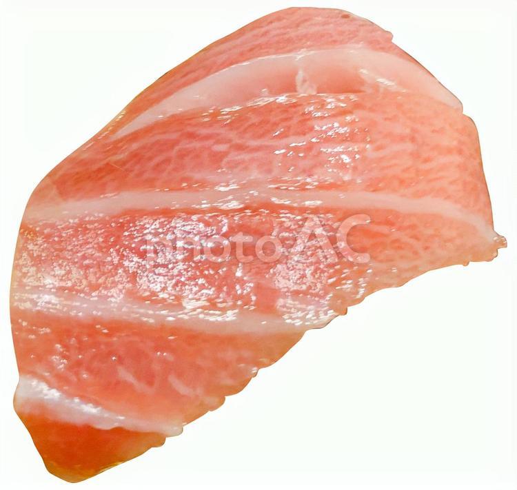 大トロ1巻　切り抜き 大トロ,寿司,切り抜きの写真素材