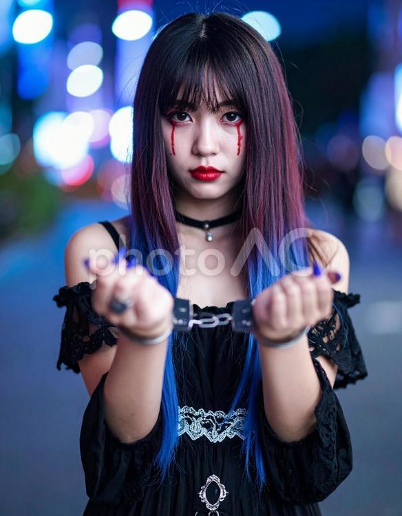 地雷系女子・本命推しの青子さん 地雷系,推し活,女子の写真素材