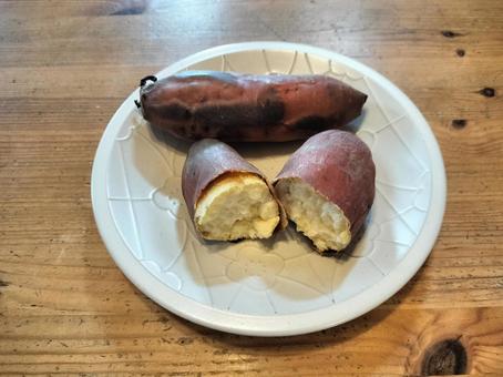 焼き芋 鳴門金時,サツマイモ,さつまいもの写真素材