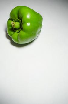 ピーマン　下側にスペースあり ピーマン,野菜,コピースペースの写真素材