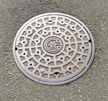 Photo, manhole, cover, design, 