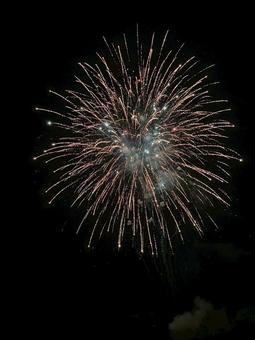 打ち上げ花火 打ち上げ花火の写真