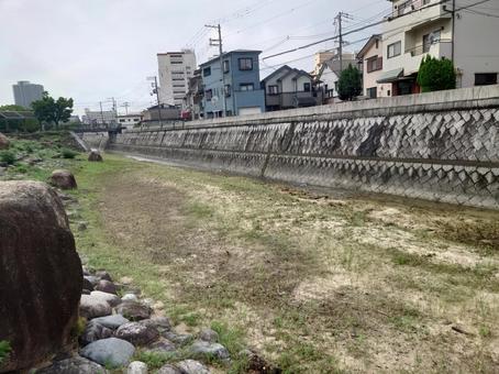 東川親水中公園 東川親水中公園,東川,御手洗川の写真素材
