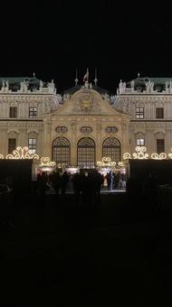 ウィーン オーストリア,ウィーン,クリスマスマーケットの写真素材