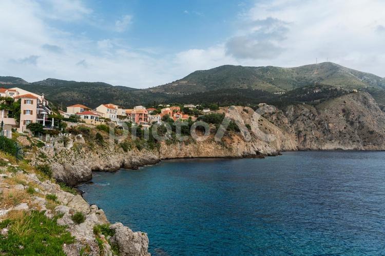 ケファロニア島　絶景 ケファロニア島,ギリシャ,絶景の写真素材