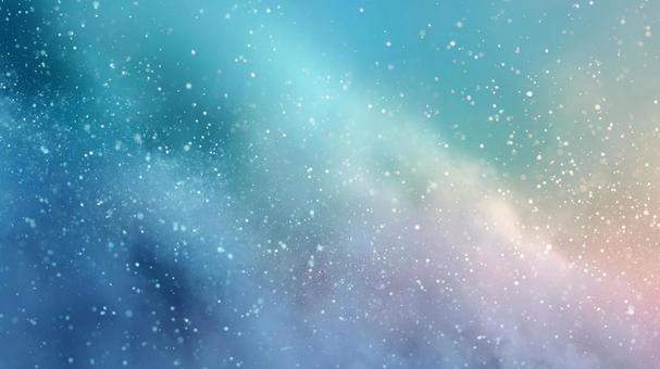 虹色に染まる雪背景 虹色に染まる雪背景の写真