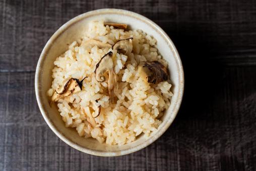上からの松茸ご飯 上からの松茸ご飯 松茸ご飯,松茸,炊き込みご飯の写真素材