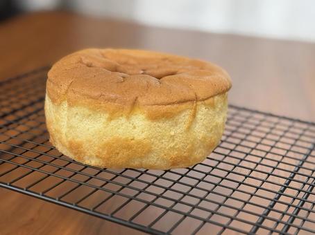 焼きたてのスポンジケーキ スポンジケーキ,ケーキ,手作りの写真素材
