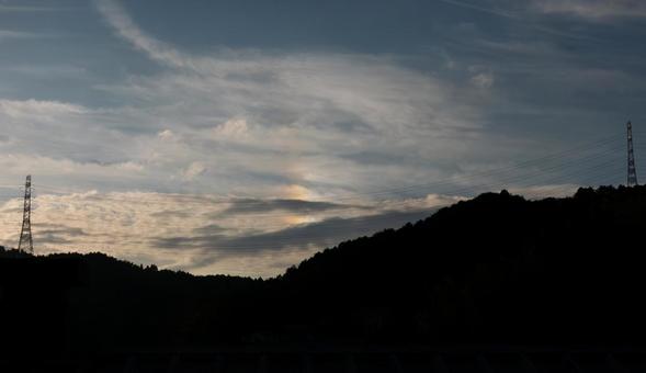 黄昏に溶ける一日の詩 黄昏に溶ける一日の詩 夕暮れ,黄昏,夕日の写真素材