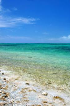 Kaiji Beach on Taketomi Island, Okinawa, JPG