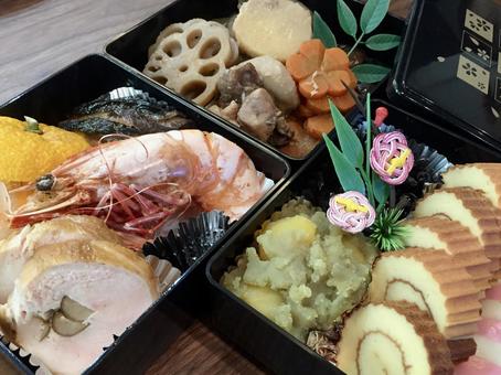 手作りおせち 手作りおせち おせち,お節料理,料理の写真素材