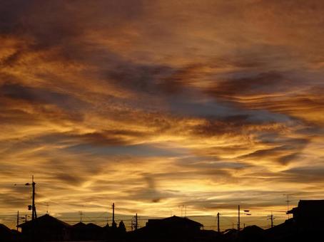 夕暮れ 夕暮れの写真