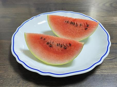夏の風物詩 スイカ 夏の風物詩 スイカ スイカ,野菜,果物の写真素材