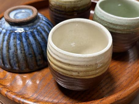 お気に入りの湯呑み お気に入りの湯呑み 食器,和食器,焼き物の写真素材