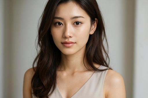日本人女性のポートレート 日本人女性のポートレートの写真