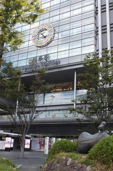 博多駅ビル 博多駅ビル,博多駅,駅の写真素材