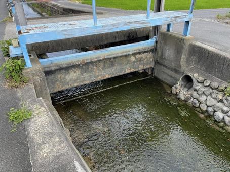 水門 水門 水門,川,水路の写真素材
