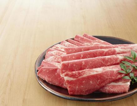 国産黒毛和牛 しゃぶしゃぶ・すき焼き用 国産黒毛和牛 しゃぶしゃぶ・すき焼き用の写真
