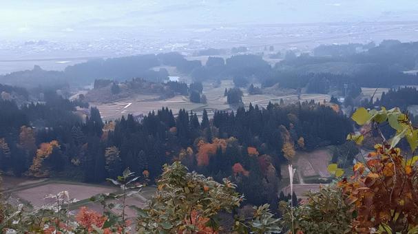 魚沼スカイラインの紅葉 紅葉,魚沼スカイライン,秋の写真素材