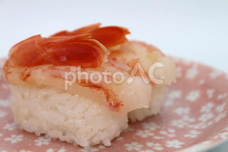 寿司-エビ 寿司,食べ物,すしの写真素材