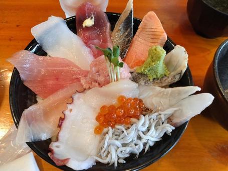 海鮮丼 海鮮丼 海鮮丼,那珂湊おさかな市場,那珂湊の写真素材