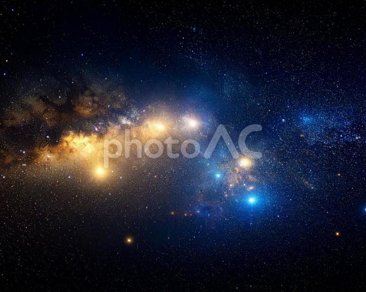 無数の星々 空,夜,天体の写真素材