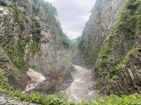 清津峡 清津峡の写真