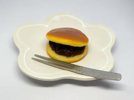 どら焼き どら焼き どら焼き,食べ物,和菓子の写真素材