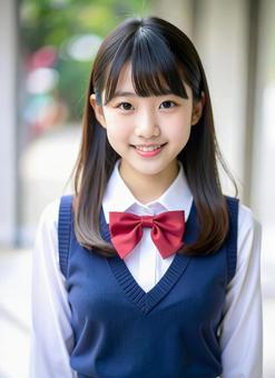 女子高校生 女子中学生 AI生成画像 女子高校生 女子中学生 AI生成画像 の写真